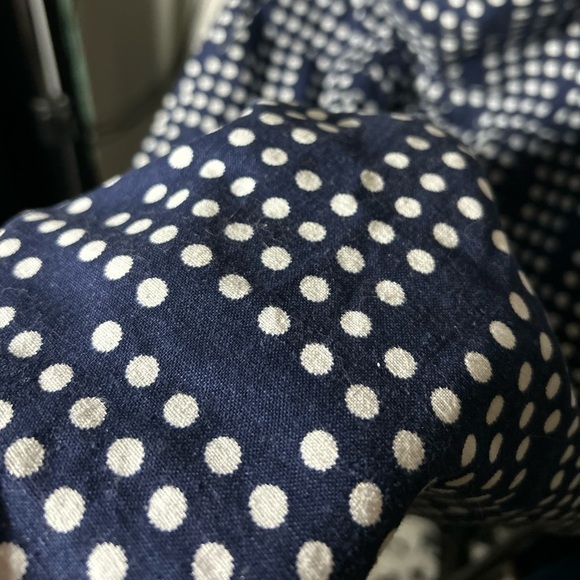 Gap Strapless Polka Dot Dress with Pockets, Navy and White size 2, Empire Waist - Picture 5 of 7